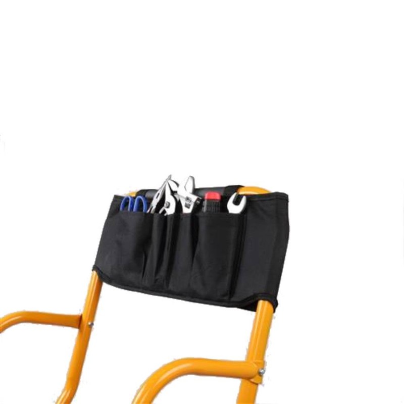 4 Step Stool Ladder Foldable Safety Padded Handrails w/ Tool Bag 330lbs Capacity gallery