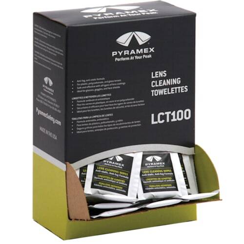 Pyramex LCT100 100 Individually Packaged Lens Cleaning Towelettes gallery