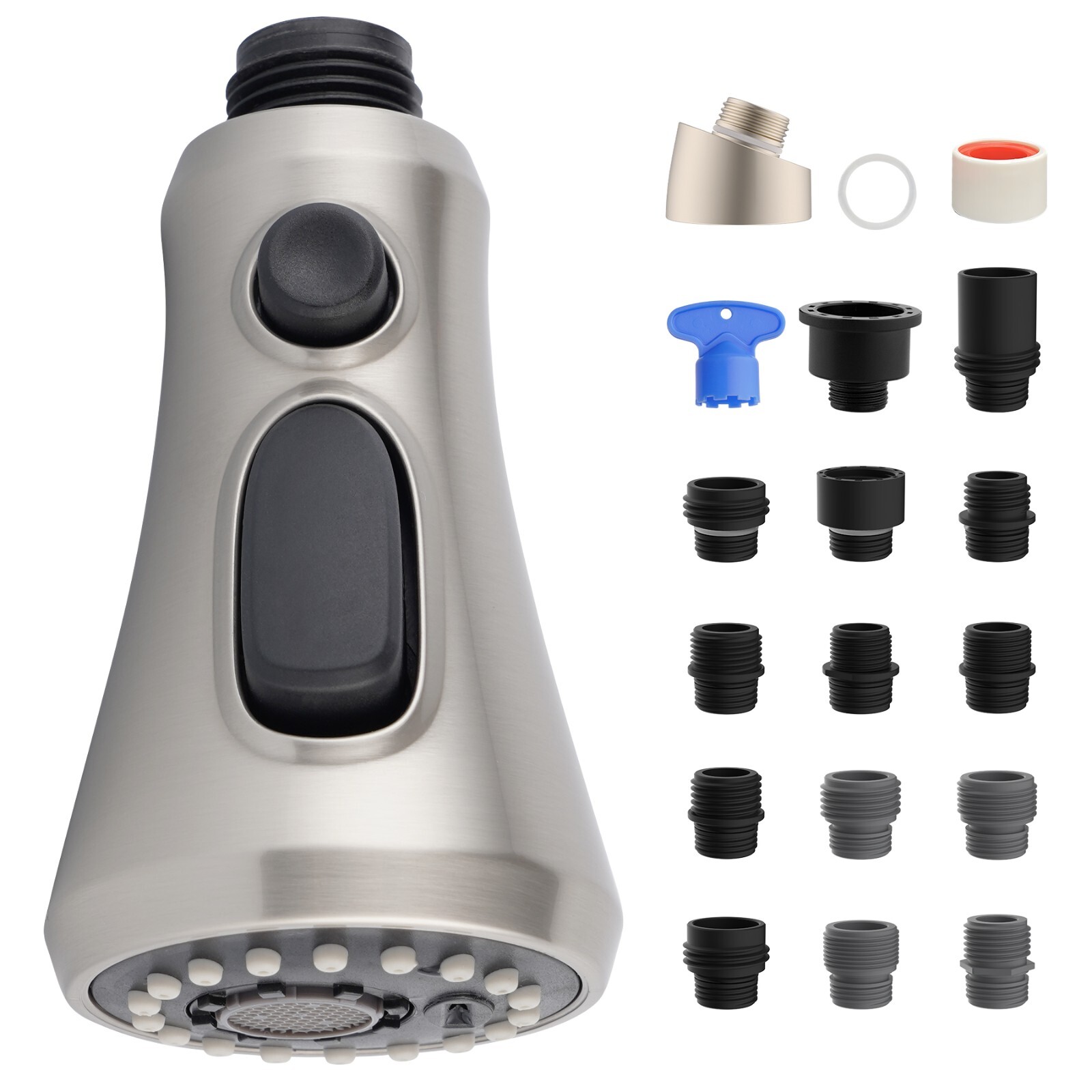 Pull Down Kitchen Faucet Head Replacement Compatible with Moen Delta Faucets US gallery
