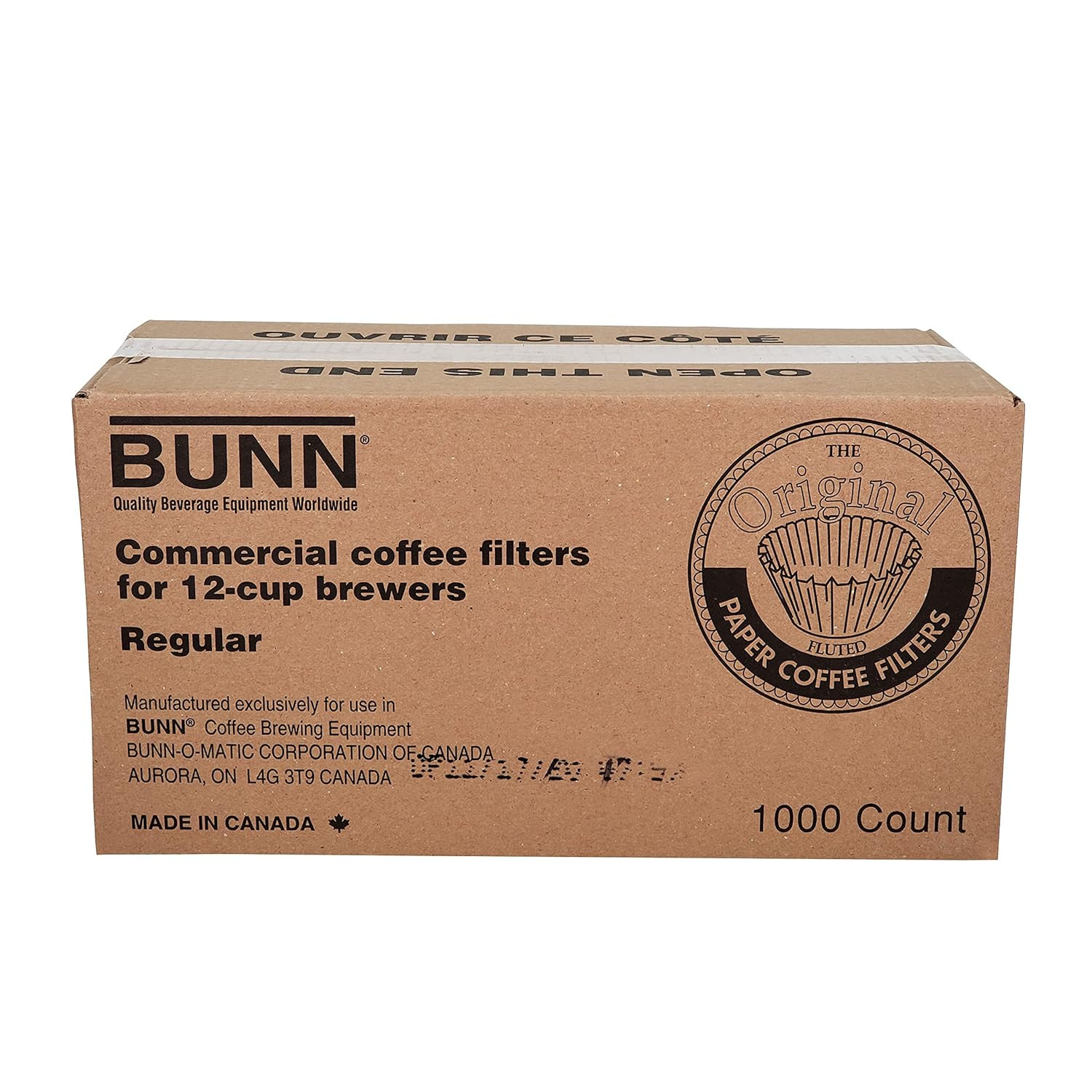 12-Cup Commercial Coffee Filters, 1000 Count, Pack of 1, Model 20115.0000 gallery