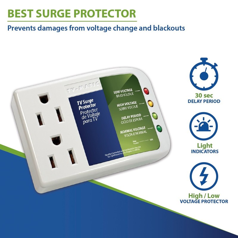 Electronic Surge Protector for TV, DVD and Game Consoles gallery