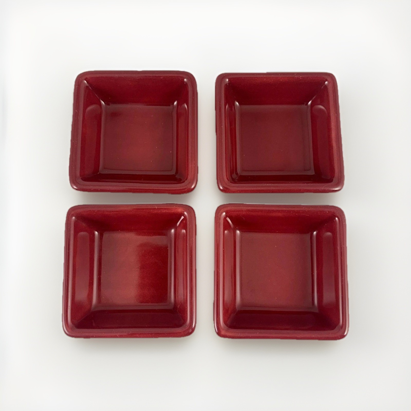 Pampered Chef #2051 Simple Additions Cranberry Petite Squares-Never Used -NIB gallery