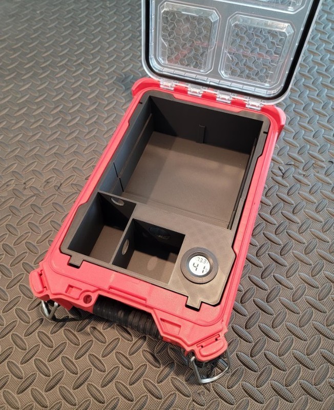Cigar Humidor Insert With Included Hydrometer For Milwaukee 48-22-8435 gallery