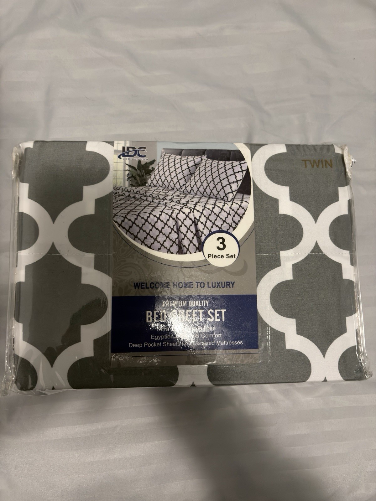 Lux Decor Collection Twin Sheet Set Premium Quality Sheet 3 Piece Set New gallery