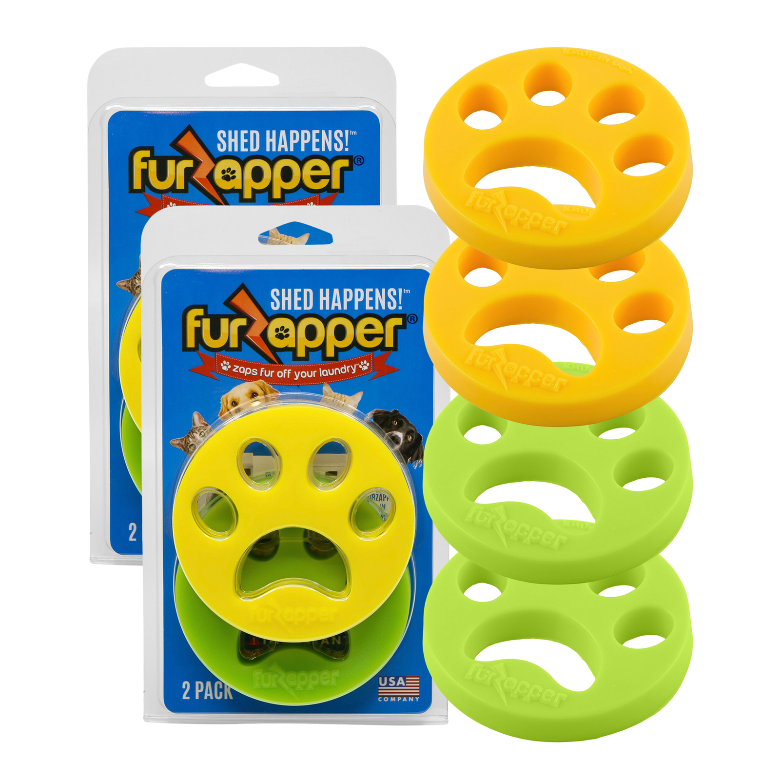 FurZapper Pet Hair Remover 4 count gallery