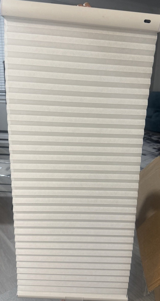 White Solid Cellular Blinds Pleated Window Shade Blind for Home Windows