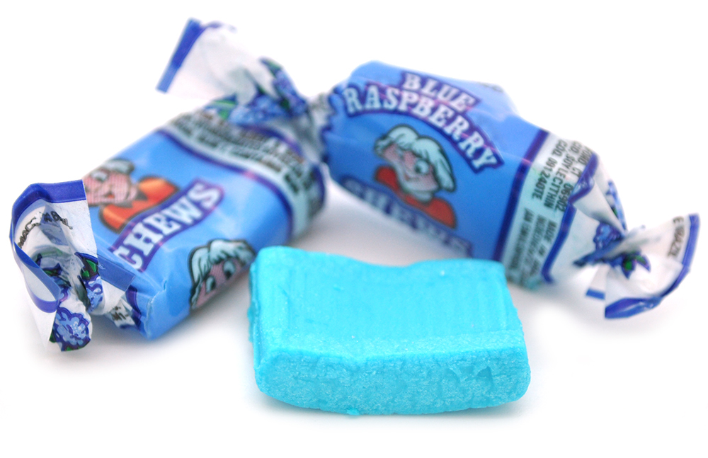 SweetGourmet Albert's Fruit Chews (Blue Raspberry, 240CT ) -1.5Lb FREE SHIPPING! gallery