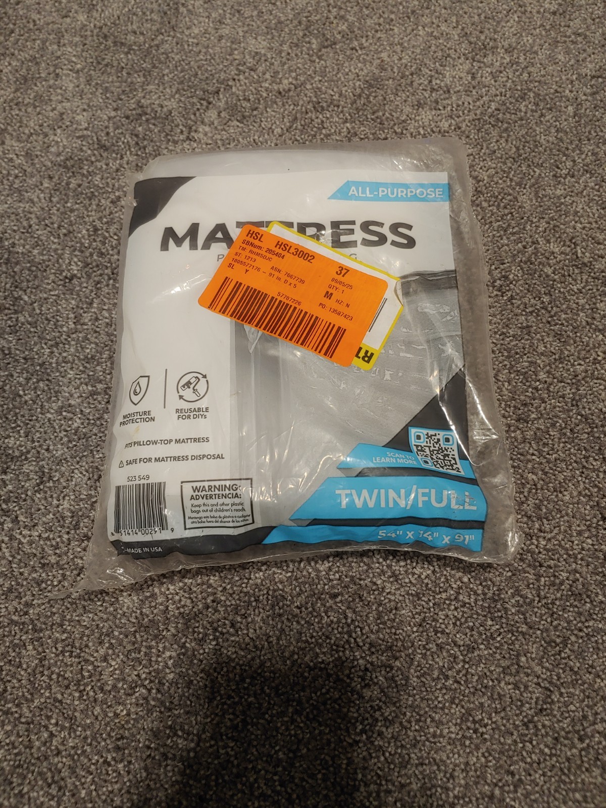 Twin/Full Mattress Protector/Bag gallery