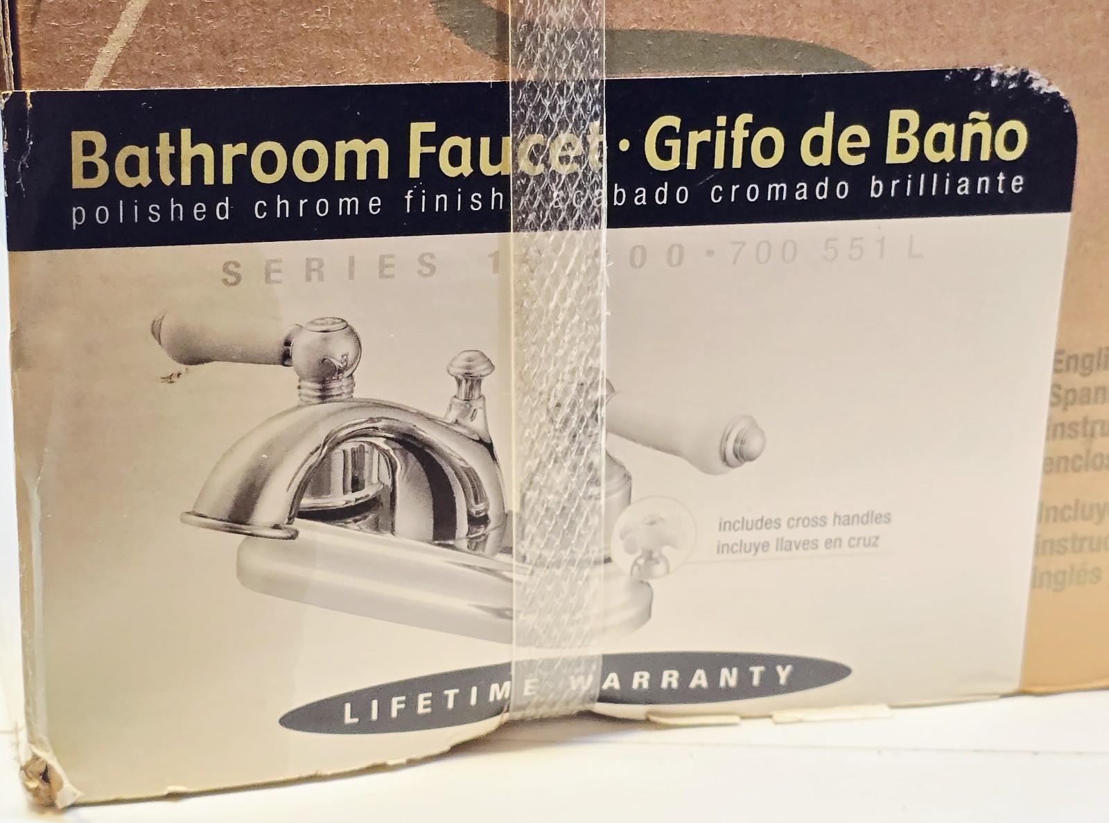 PEGASUS Series 1000 Two Handle Bathroom Faucet 700 551L Chrome NOS New Sealed gallery