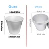 FRIGIIRE 12 Pieces Pudding Molds for 12 pudding cups aluminum, siliver gallery