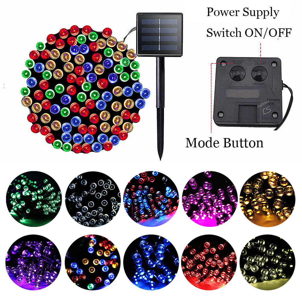 Solar Xmas Lights Outdoor Waterproof Garden Yard Decor LED Christmas Lamp Lawn gallery