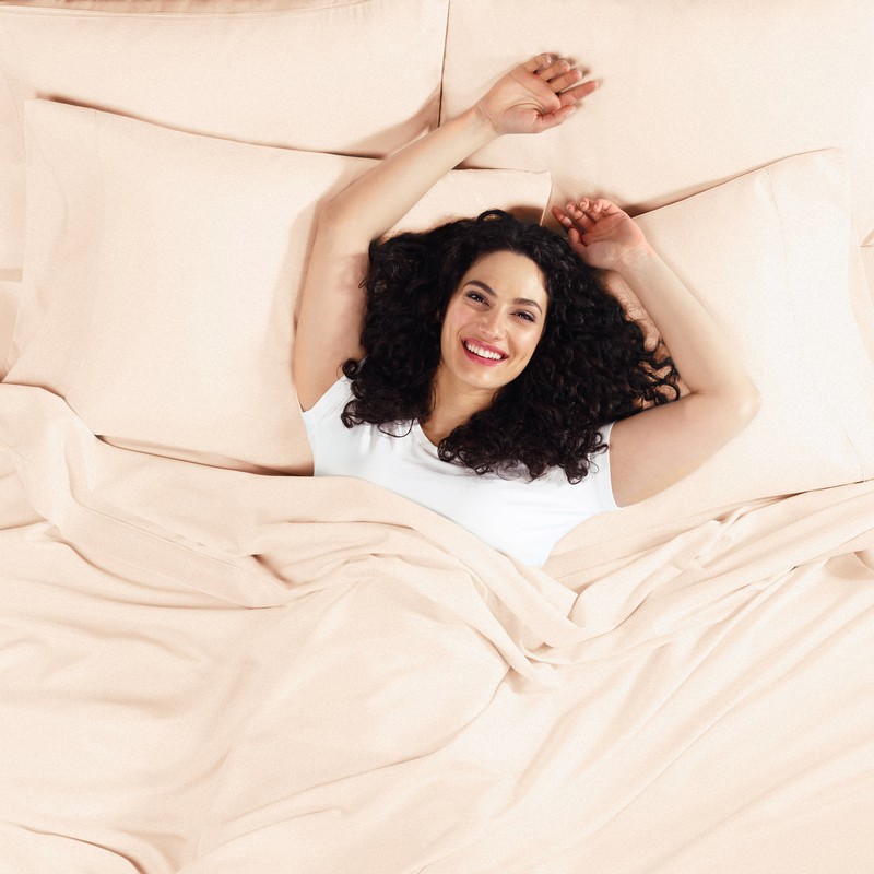 Extra Deep Pocket Fitted Sheet, Soft Microfiber 110 GSM Sheet with Corner Straps gallery