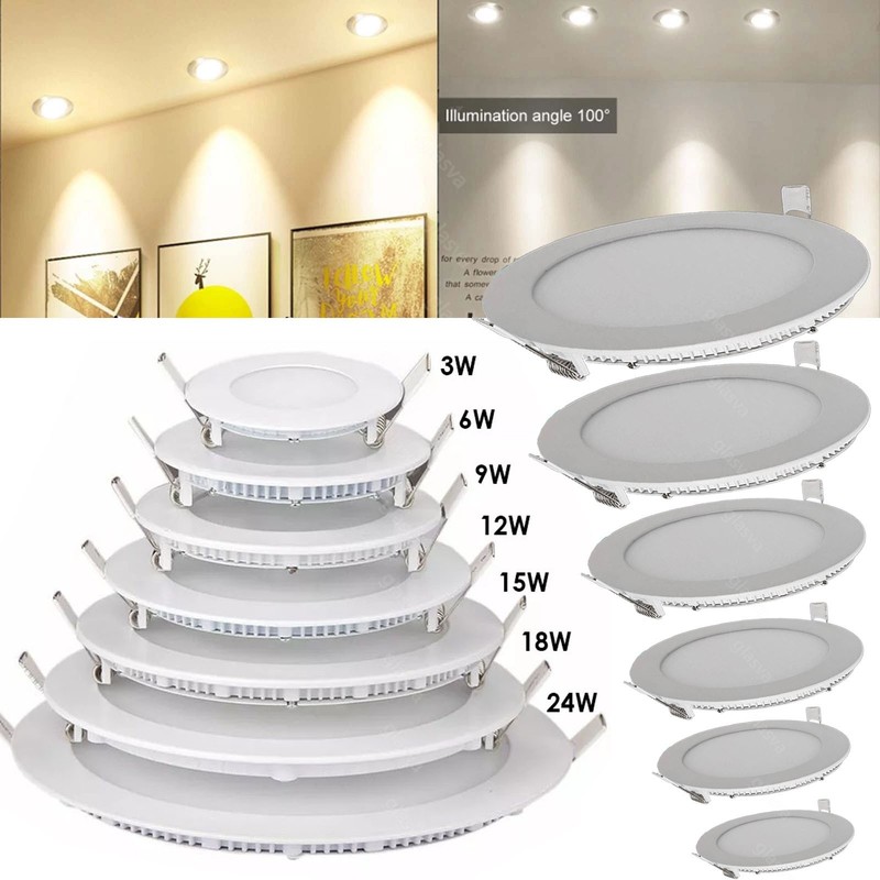 LED Recessed Ceiling Light Downlight Spotlight LED Downlight 9W 12W 15W 18W 24W gallery