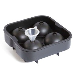 Large Round Ice Cube Ball Maker Tray Silicone Sphere Mold Bar Whiskey Cocktails