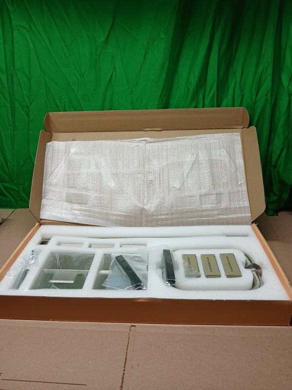 Glasswarehouse Shower Hinge Hardware Kit Brushed Nickle GW-GH-KIT-BN gallery