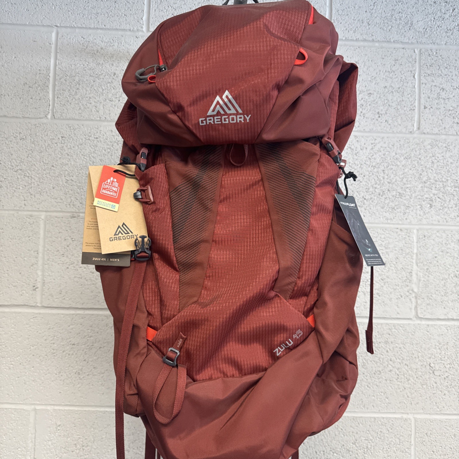 Gregory Zulu 45 SM/MD Rust Red Pack