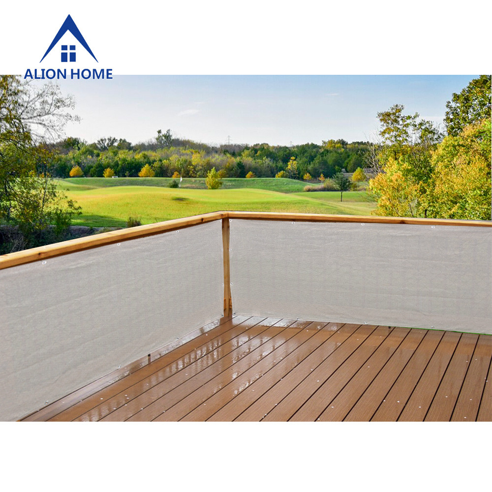 Alion Home© 6FT Tall Custom Length Smoke/Tan Privacy Screen Patio Balcony Fence gallery