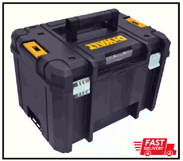 DEWALT DWST17806 TSTAK VI Deep Storage Box w/Flat Top - Black New gallery