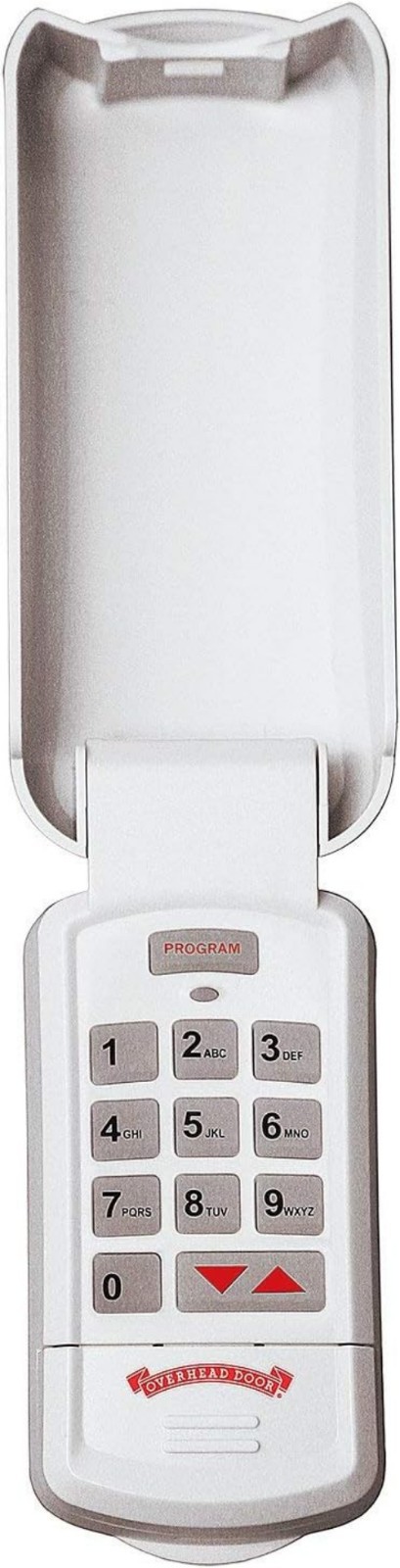 Modern White Wireless Garage Keypad - User-Friendly Backlit Design, Easy Setup gallery