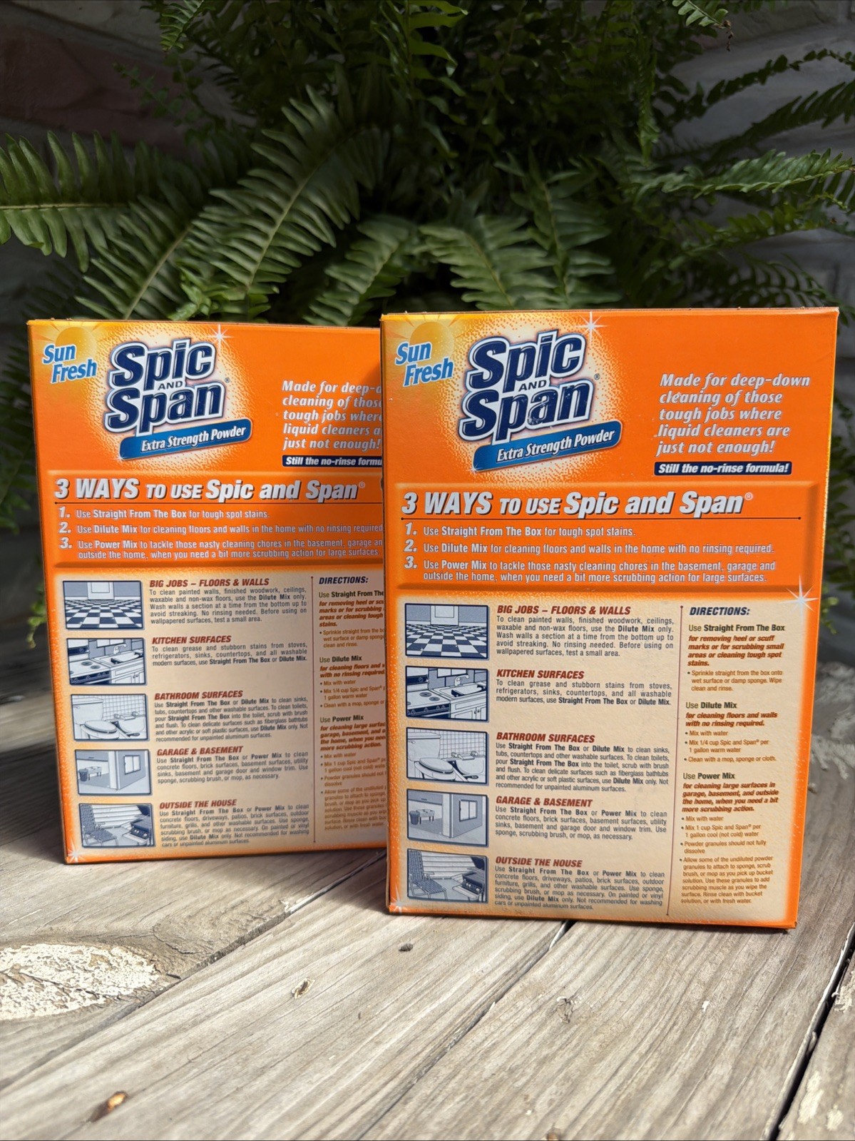 2 Spic and Span Extra Strength Powder Sun Fresh 27 OZ 1lb 11 oz NOS Discontinued gallery
