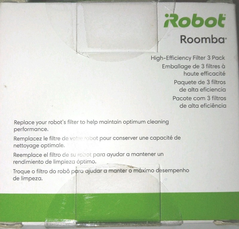 Original iRobot High-Efficiency Filter, 3-pack for Roomba e. & I. Series, New gallery