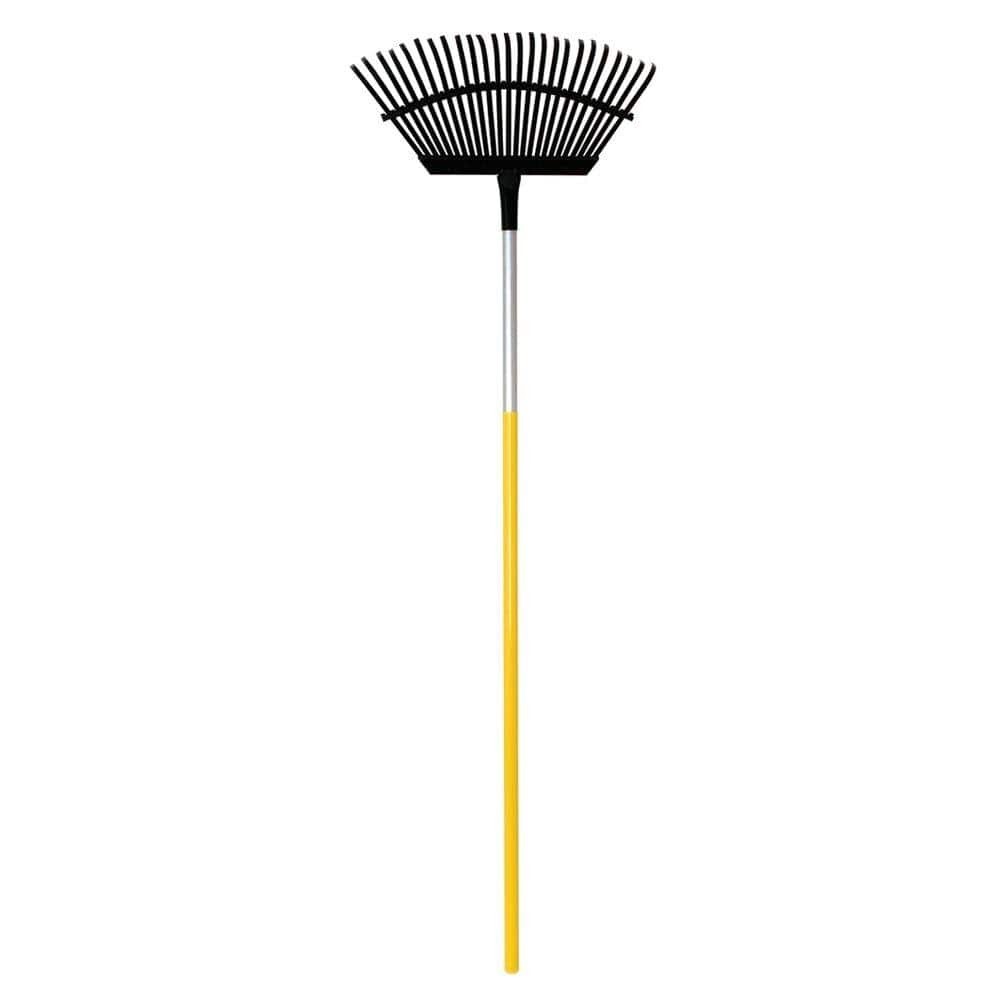 True Temper Lawn Rake 48 in Aluminum Handle Lightweight Durable Steel 25-Tine gallery