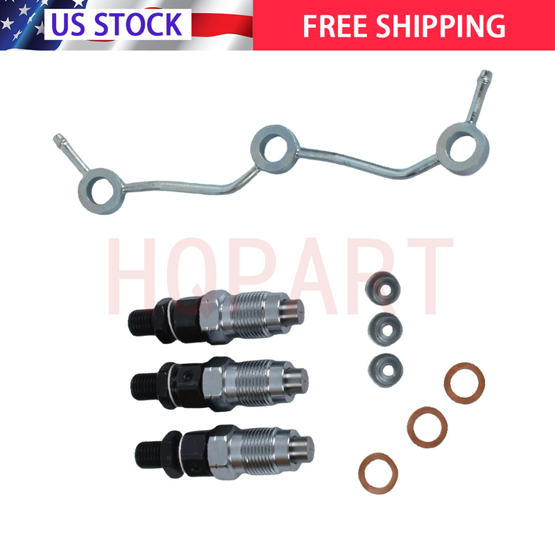 Fuel Injectors & Fuel Return Overflow Pipe Fit Kubota 16001-53900 gallery