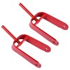 2* Red Caster Fork Assembly 110-6581-01 Replacement for Toro Lawn Mower Tractors gallery