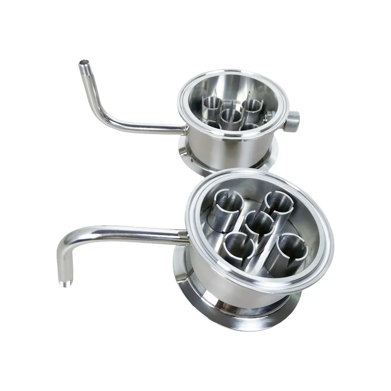 2"/3" Tri Clamp Rectification Module 1/8" Thread Thermowell Nipple Distillation gallery
