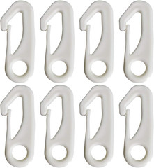 8 Pcs Flag Pole Clip Snap Hook Nylon Flagpole Accessory-Attach Flag to Flagpole