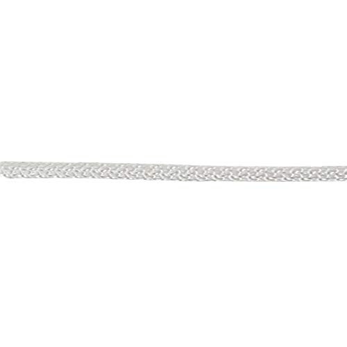 Nylon Rope 1/8-In 500 Ft Solid Braid 350 lb UV Resistant White Made USA Spool gallery