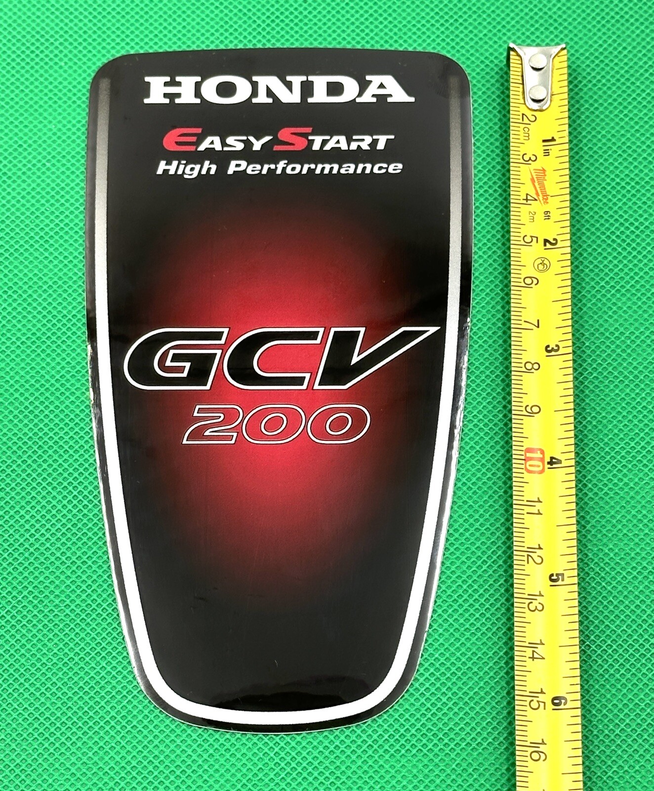 NEW Genuine HONDA GCV200 Decal Sticker Emblem HRX217K6 87169-Z9W-800 OEM gallery