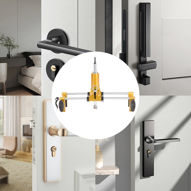 Door Lock Installation Kit Mortising Machine Mortise Jig, Door Lock Hole Opener gallery