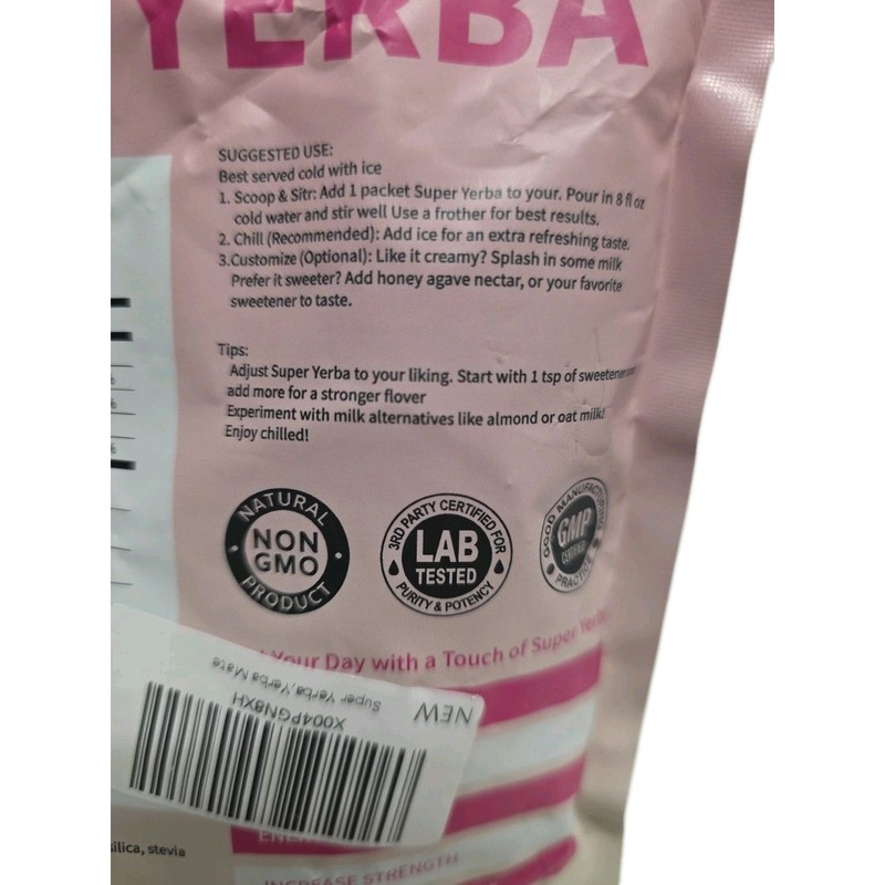 Super Yerba- Instant Powder- Raspberry Lemonade- 10g × 30serv | EXP 05/2027 | gallery