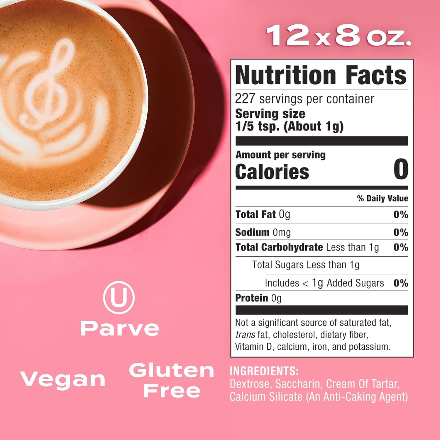 Zero Calorie Bulk Sweetener 8 oz 12 Pack Sugar Substitute for Baking Coffee Tea gallery