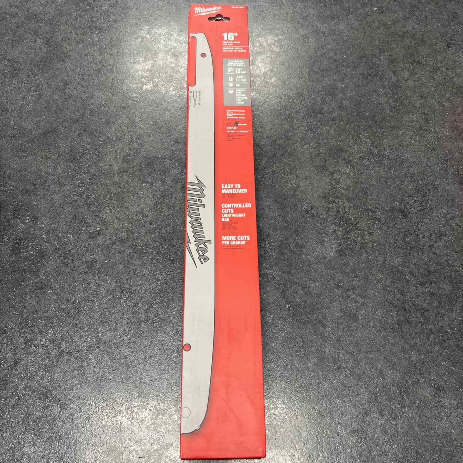 Milwaukee Tool 48-09-3001 Guide Bar For Use With M18 Fuel 16 In Chain Saw gallery
