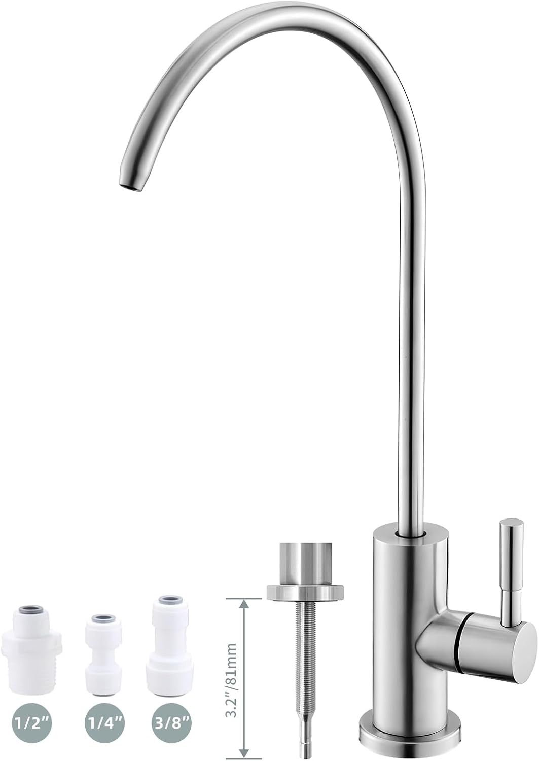 Drinking Water Faucet,Easy to Install Sink Water Filter Faucet,Lead-Free Reverse gallery