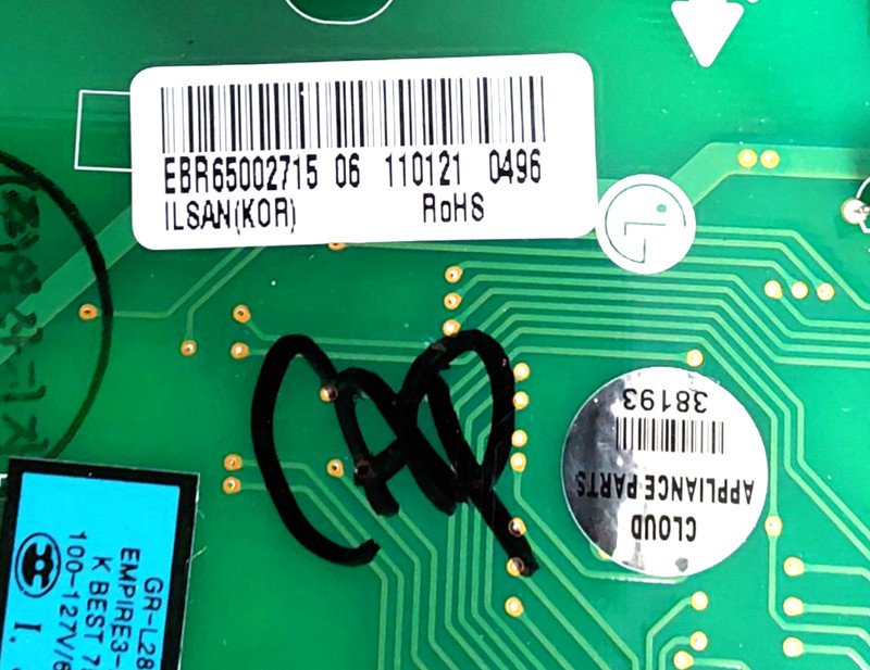Genuine LG Fridge Control Board EBR65002715 Same Day Shipping & 60 Days Warranty gallery