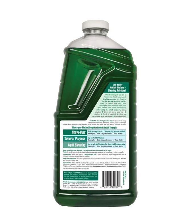 Simple Green All-Purpose Cleaner Refill, 67 oz FREE SHIPPING New gallery