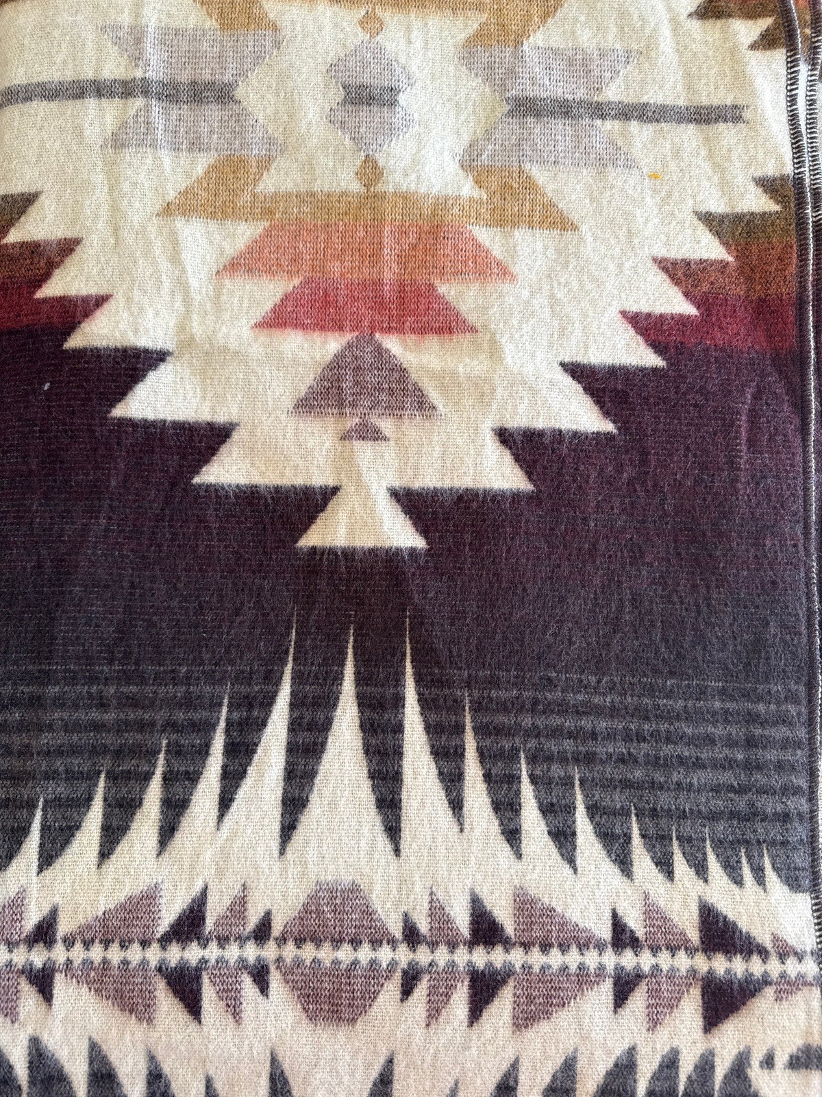 Alpaca Blanket - Cozy Colorful Native Pattern Throw - Made in Ecuador - 20268 gallery
