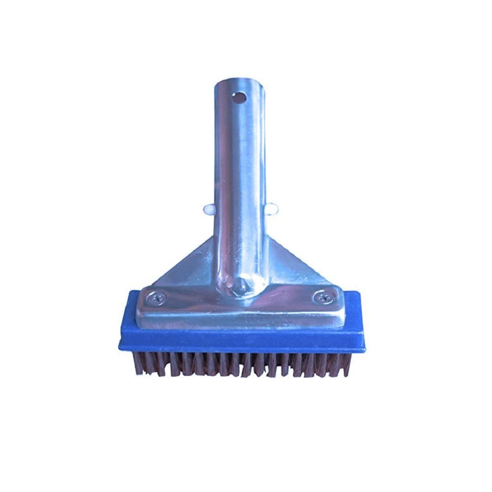 Pooline 5" Stainless Steel Pool Brush with Aluminum Back and Handle 11020 gallery