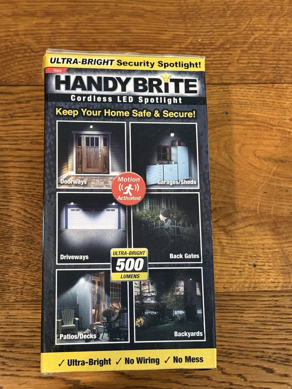 Ontel Handy Brite Ultra Bright Cordless LED Spotlight HBSL-PKG-01-0920-300 Novi- gallery