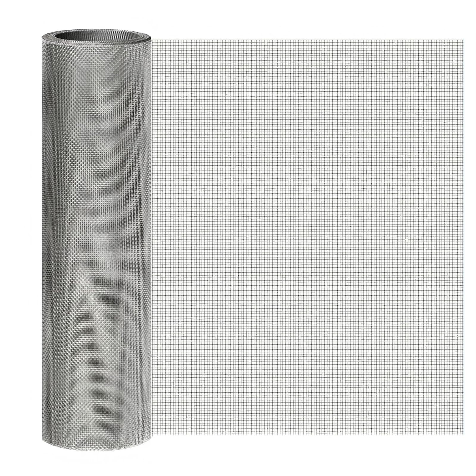 Metal Mesh Screen 20Mesh 1mm Hole Stainless Steel 15.7" x 147" (40x375cm) gallery