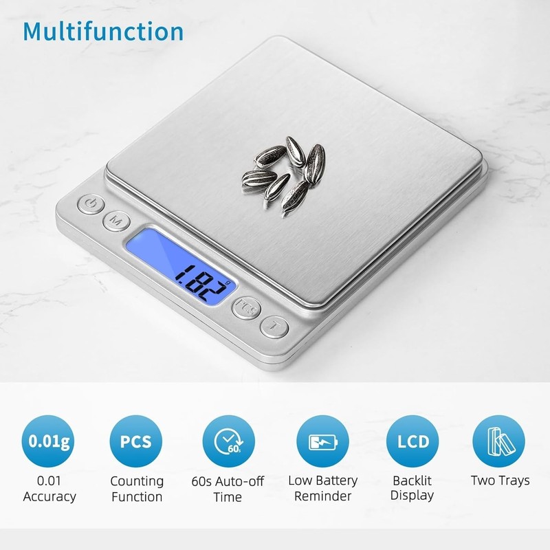 Balanza Electrónica Digital De Alta Precisión, Para Cocina, Multifuncional NUEVO gallery