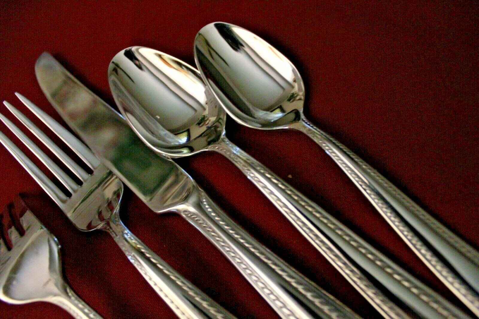 Oneida Stainless FLOURISH Open Stock- You Select the Piece 18/10 Rope Flatware gallery