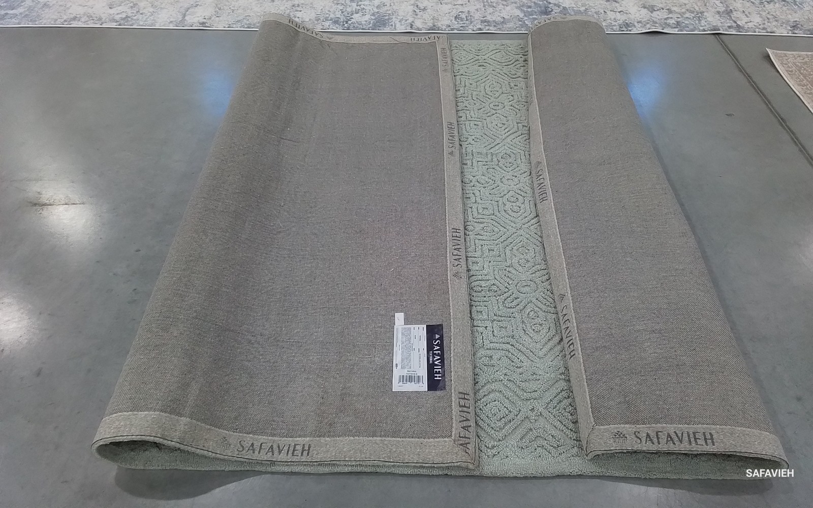 SILVER 6'-0" x 9'-0" Back Stain Rug, Reduced Price 1172796378 TXT101G-6 gallery