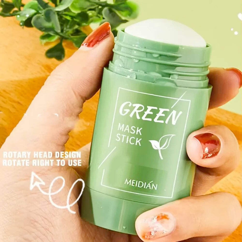 Face Clean Mask Green Tea Cleansing Stick Mask Shrink pores Deep Blackhead Remov gallery