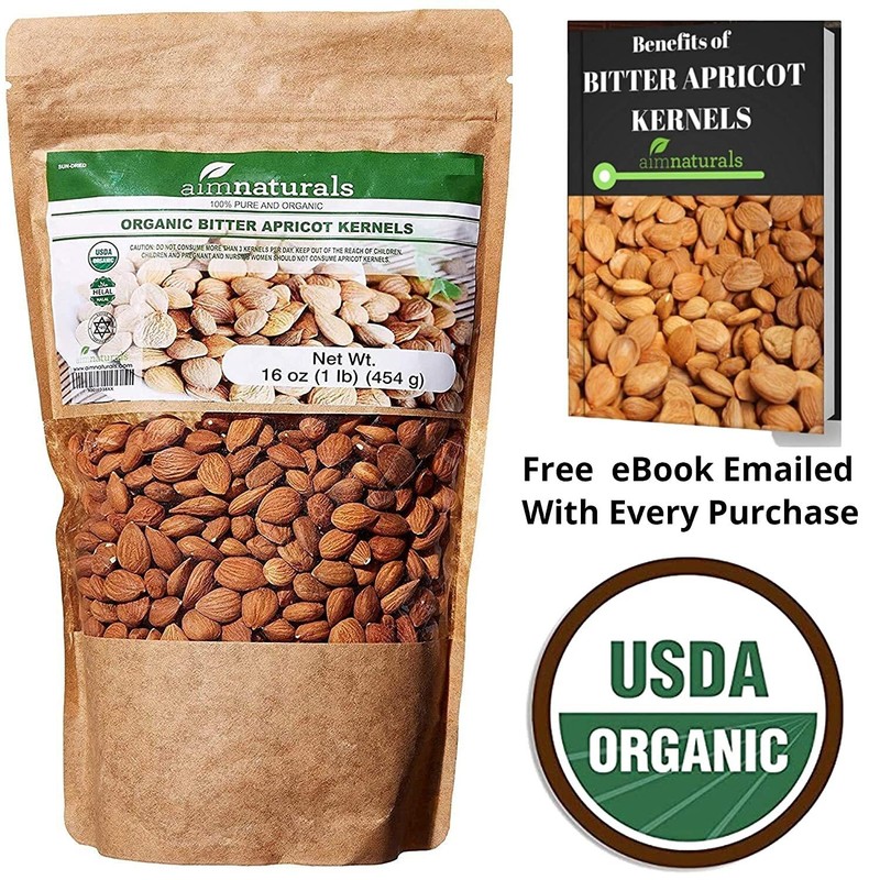 Bitter Apricot Kernels 1LB-100% USDA Certified Organic Bitter Apricot Seeds ... gallery