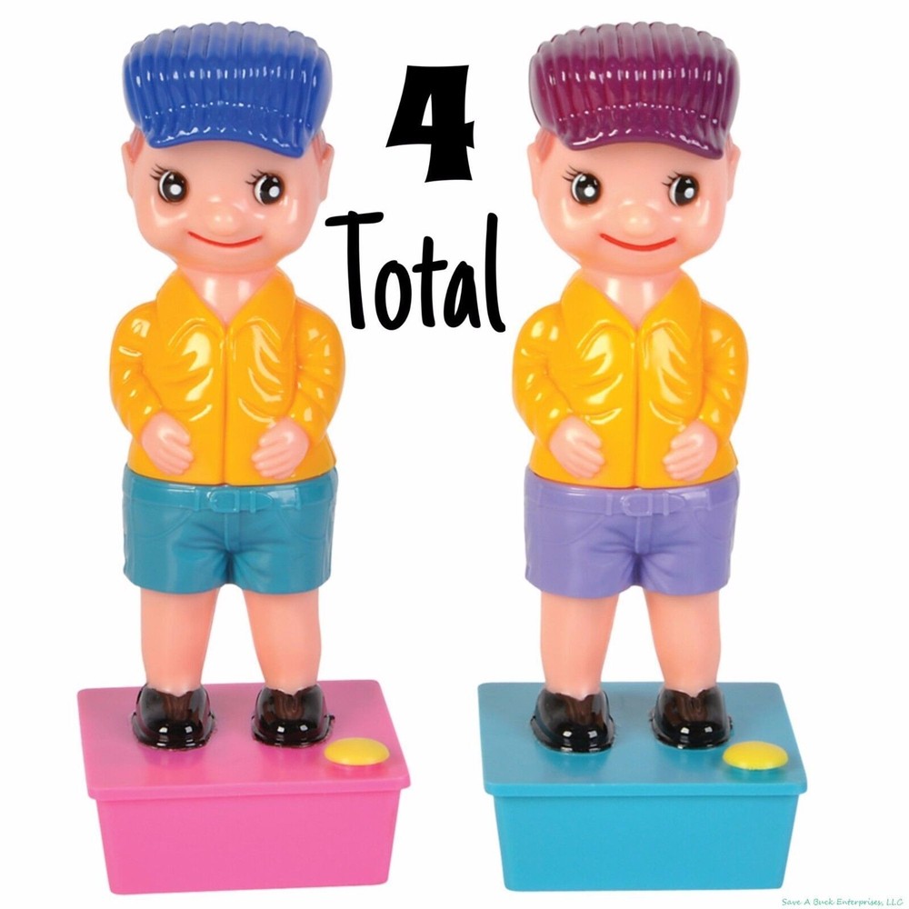 4 Classic Gag Prank - Squirting Wee Wee Pee Boy Water Squirter Toy Joke Novelty