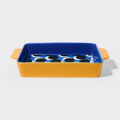 2pc Stoneware Rectangle Baking Dish with Removable Silicone Mat – Tabitha Brown: